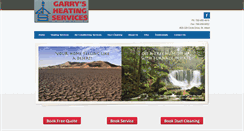 Desktop Screenshot of garrysheatingservices.com